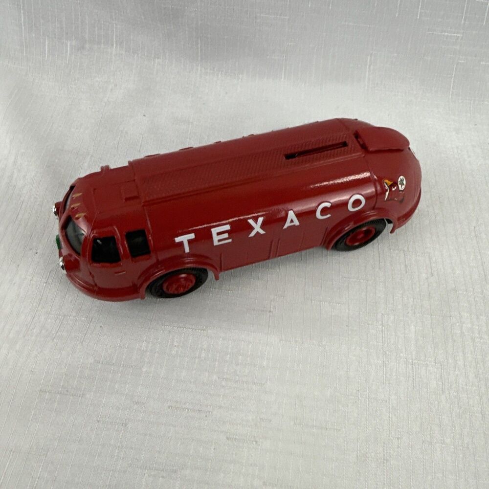 ETRL 1934 Texaco Diamond T Tanker DOODLE BUG Diecast Coin Bank NIB